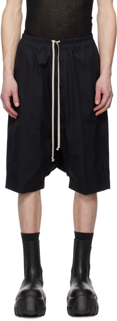Къси панталони Rick Owens Rick Owens Hollywood Pods Shorts Черно | RU01E5384 TE, 0