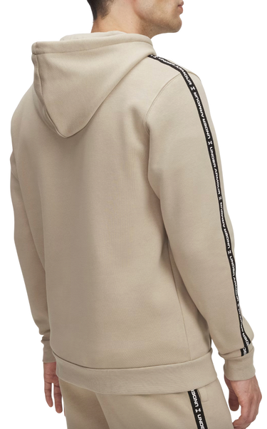 Суитчър Under Armour Icon Fleece Hoodie with Taping Бежово | 1389356-299, 1
