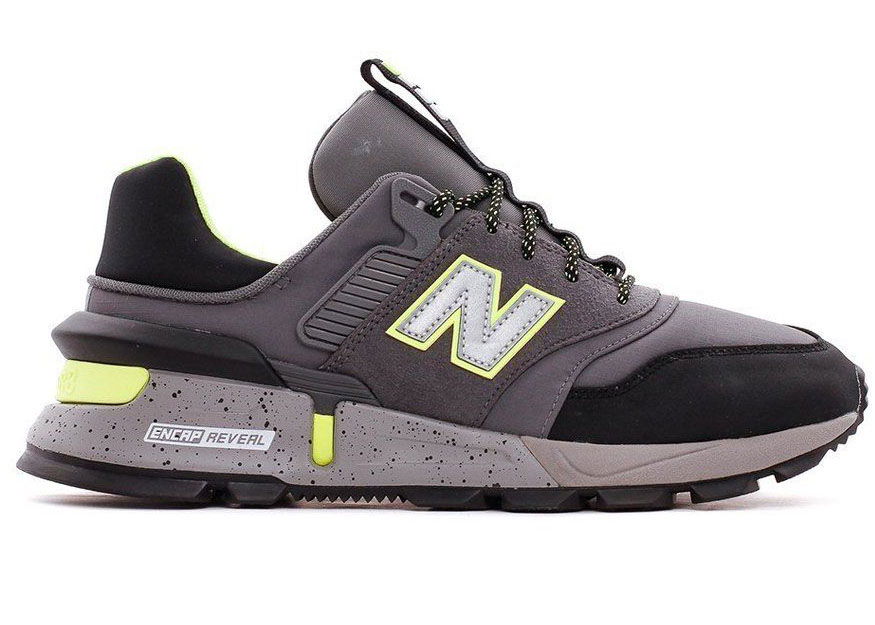 Кецове и обувки New Balance 997S Castlerock Lemon Slush Сиво | MS997SKC, 0