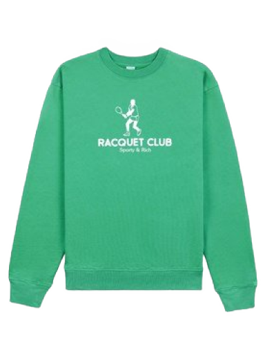 Суитчър Sporty & Rich Racquet Club Crewneck Зелено | CR654GS