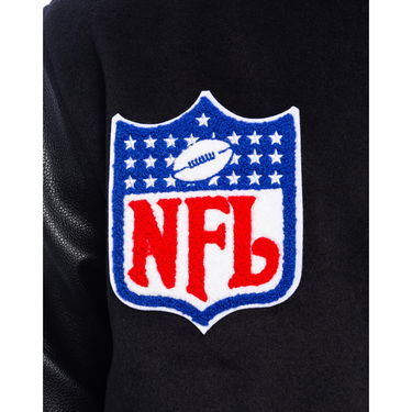 Яке Mitchell & Ness NFL Blackout Collection Oakland Raiders Varsity Jacket Черно | JK9935-ORABLCK, 2