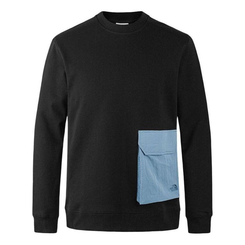 Пуловер The North Face Crew Hybrid Pocket Sweater Черно | NF0A87UT-JK3
