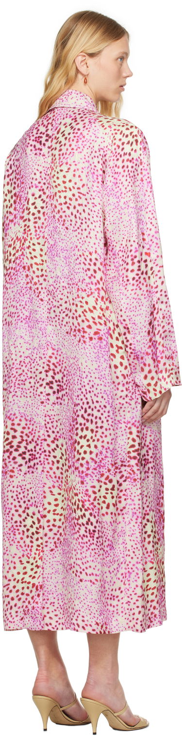 Pокля Dries Van Noten Dries Van Noten Printed Jacquard Mac Coat Розово | 251-010203-1038, 2