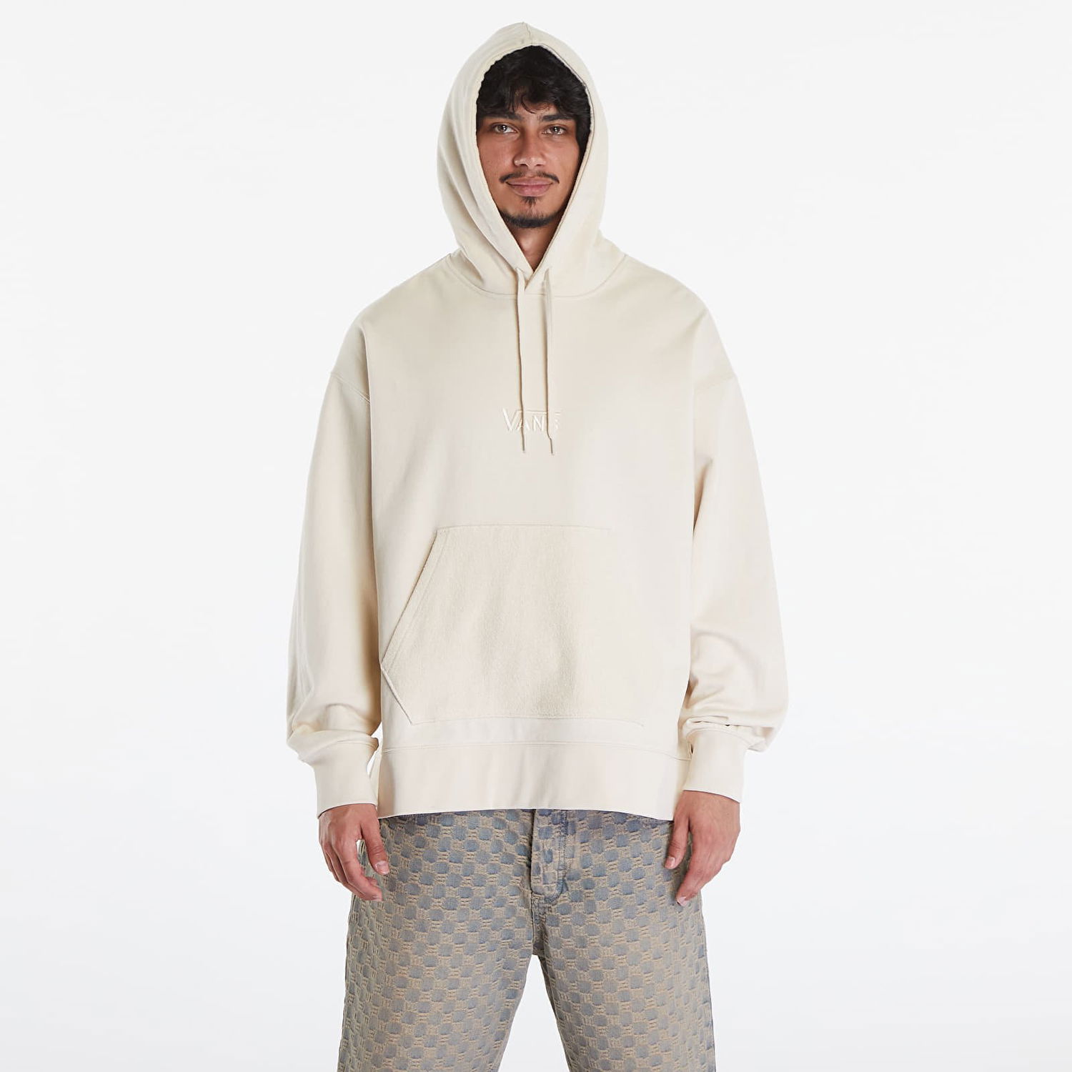 Суитчър Vans Baggy Fleece Po LX Hoodie Creme Brulee Бежово | VN000GVSCHW1, 0