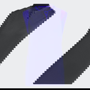 Поло тениска adidas Originals Ultimate365 Tour Sleeveless Primeknit Polo Shirt Тъмно синьо | HS8949, 4