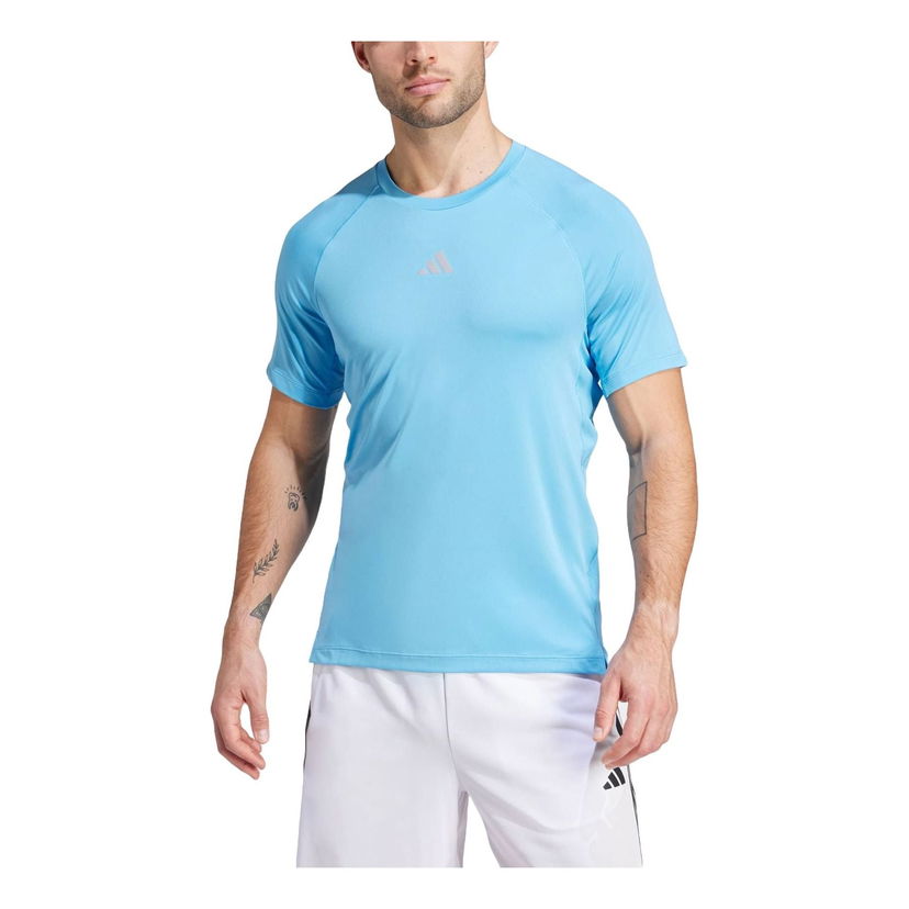 Тениска adidas Originals Training Gym T-Shirt Синьо | IS1295