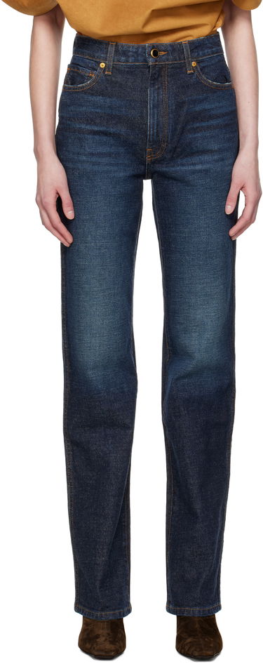 Дънки Khaite KHAITE Danielle Stretch Jeans Синьо | 1032916010, 0