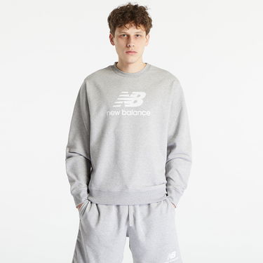 Суитчър New Balance Essentials Stacked Logo French Terry Crewneck Сиво | MT31538AG, 1