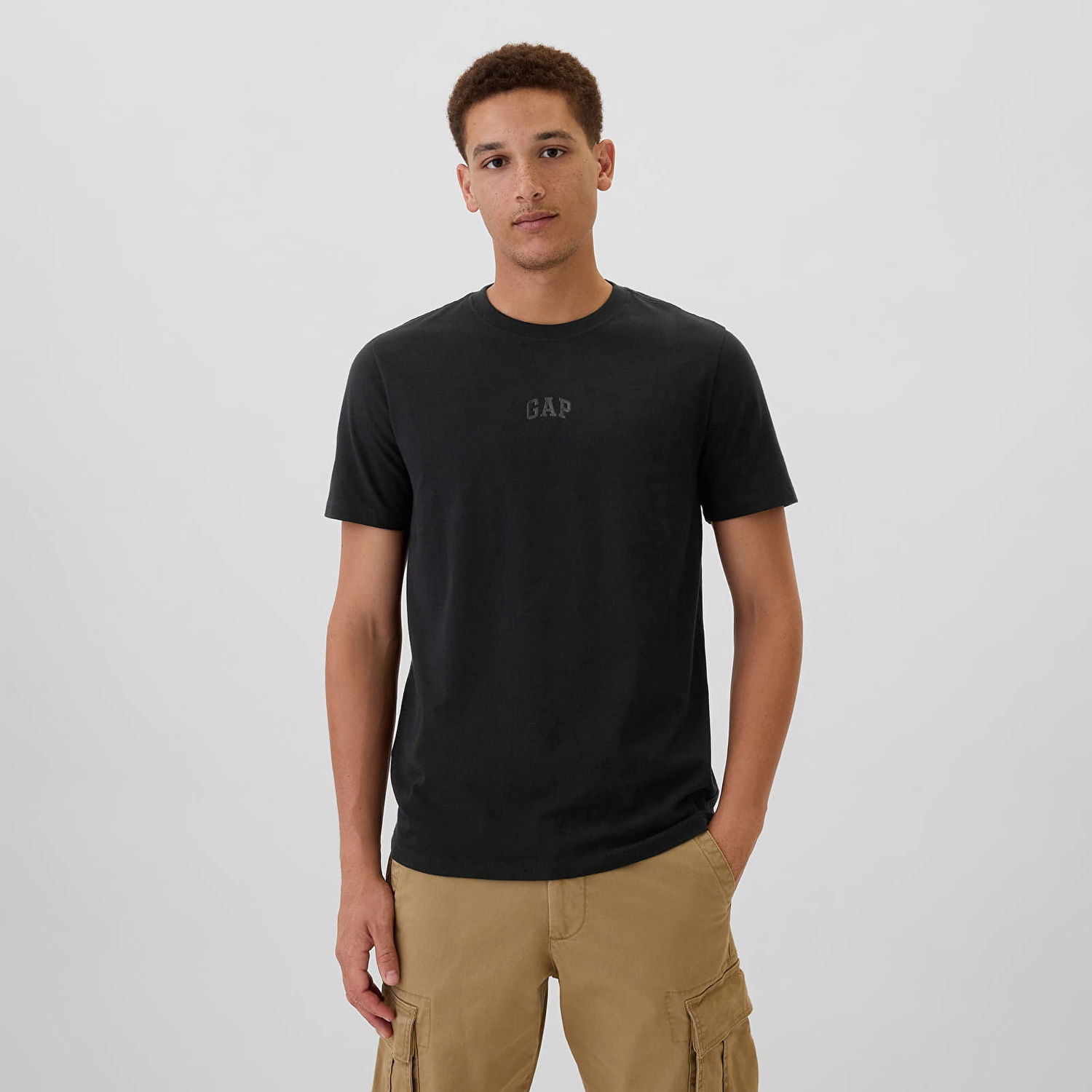 Тениска GAP T-shirt Mini Logo Tee Black L Черно | 542248-03, 0