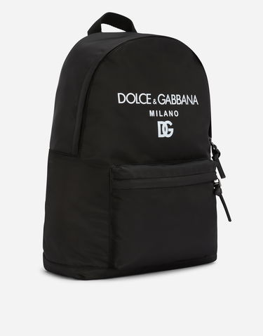 Раница Dolce & Gabbana Dolce & Gabbana Nylon Backpack With Logo Print Черно | EM0074AK44180999, 2