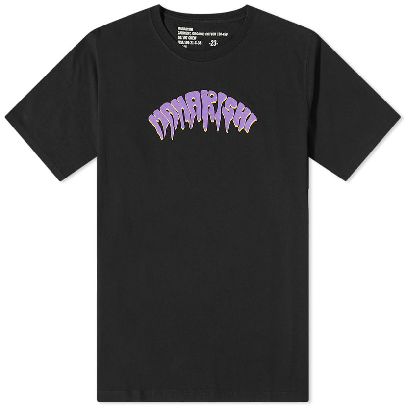 Тениска Maharishi Black Graphic T-Shirt Черно | 9922-BLK