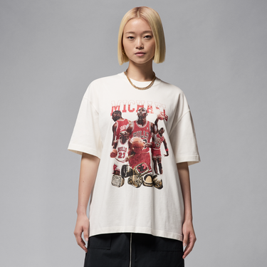 Тениска Jordan Jordan Loose Fit Graphic T-Shirt Бяло | HJ0190-133, 2