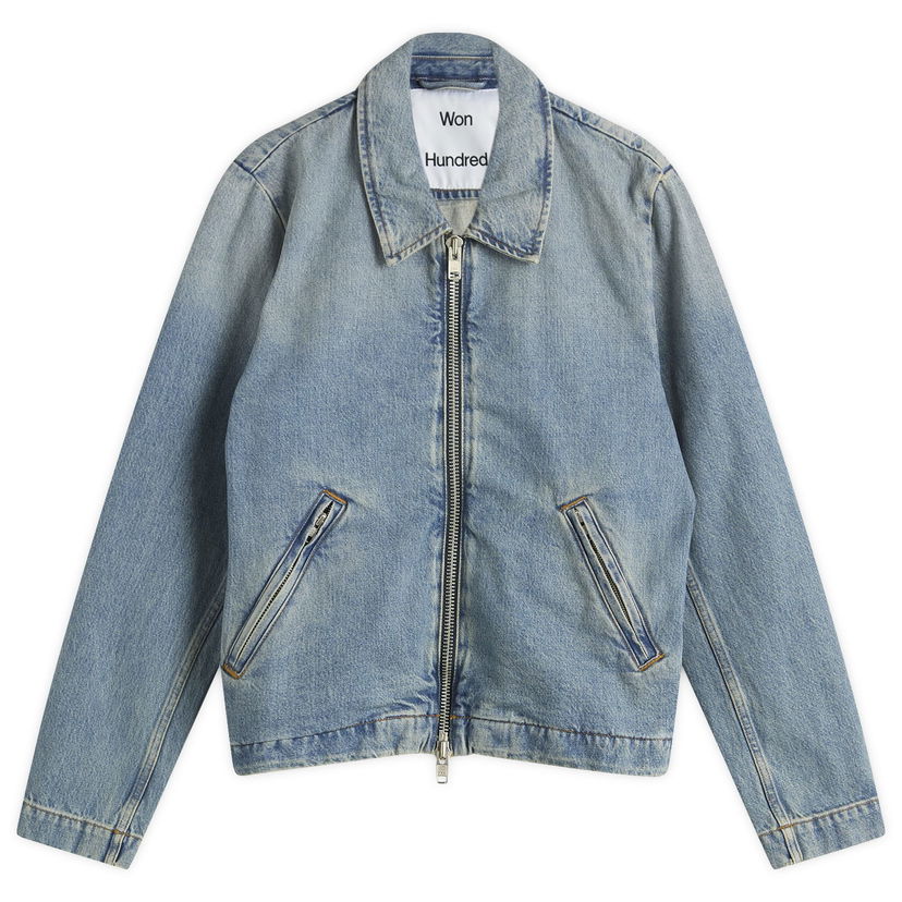 Яке Won Hundred Men's Dutton Denim Jacket, Size Small Синьо | 3753-15028