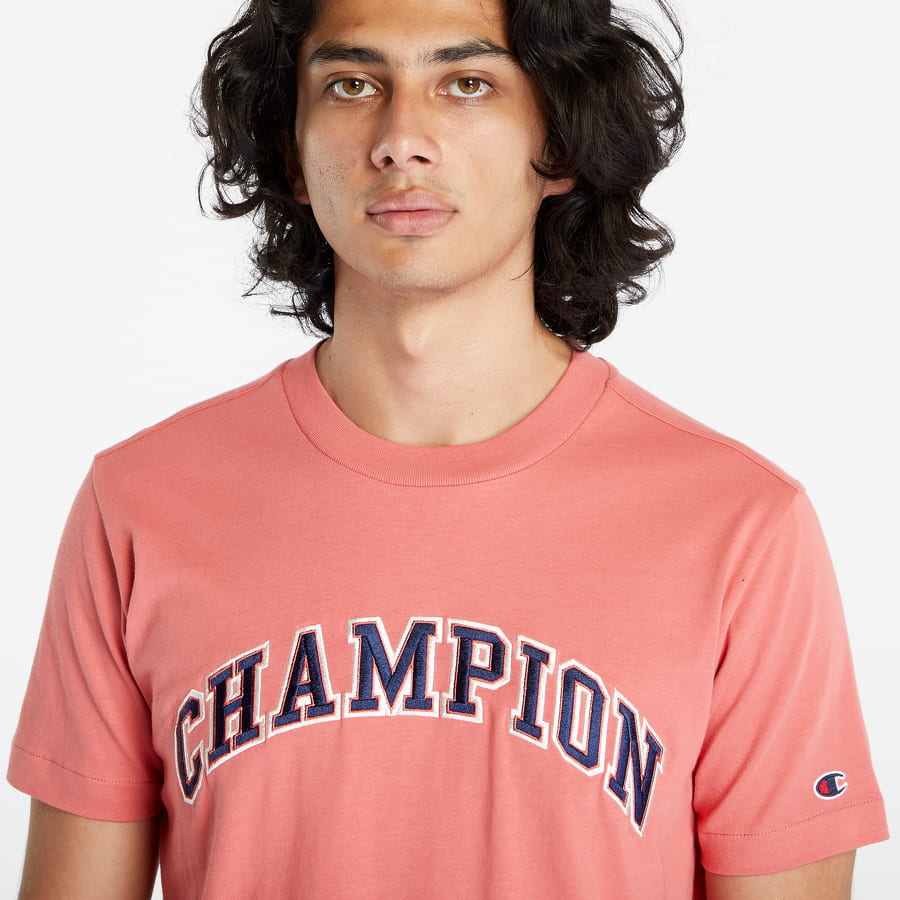 Тениска Champion Crewneck T-Shirt Розово | 219180 CHA RS050, 1