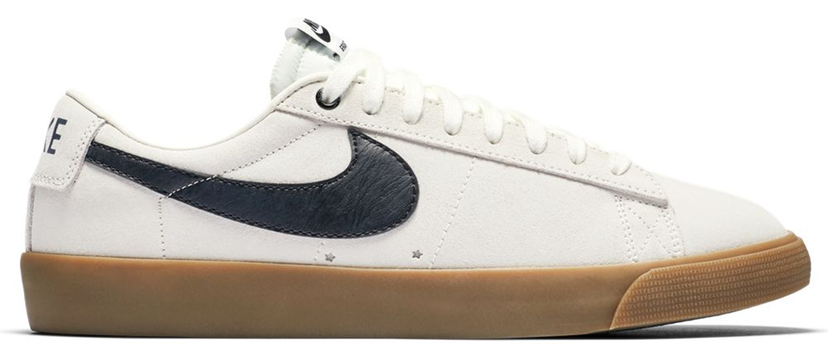 Скеитбординг Nike SB Blazer Low GT Ivory Black Gum Бяло | 704939-109