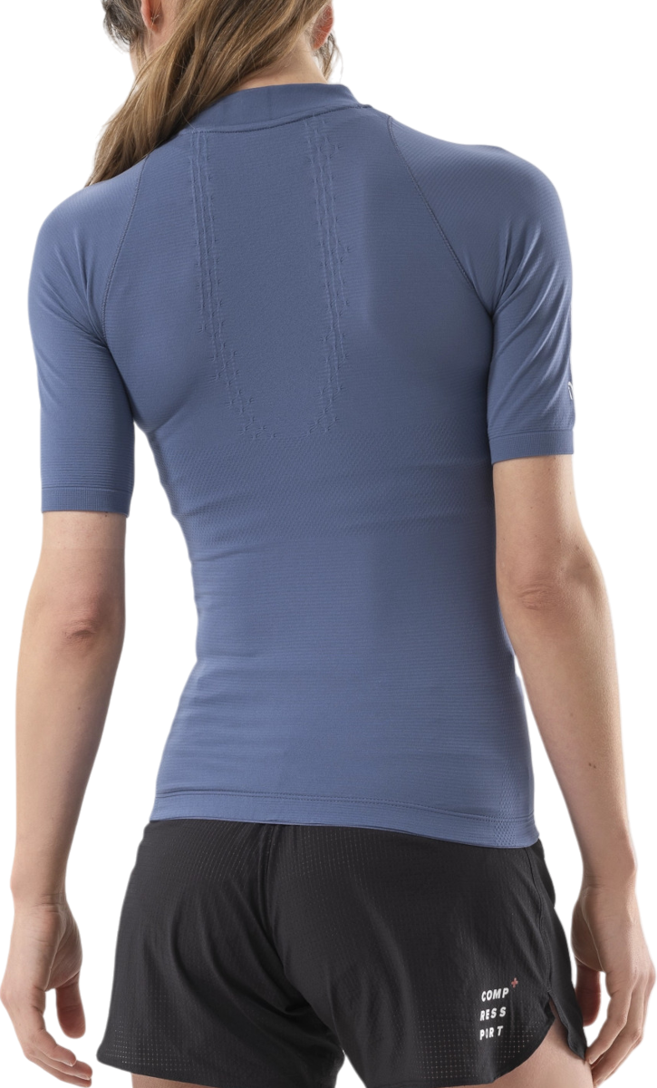 Тениска Compressport Trail Racing Postural Short Sleeve Top Синьо | atsw4915134, 1