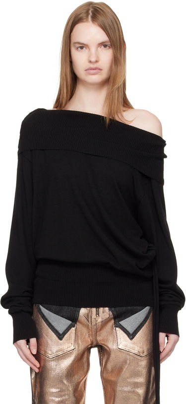 Пуловер Ottolinger Ottolinger Upside Down Knit Sweater Черно | 107-104807-01, 0
