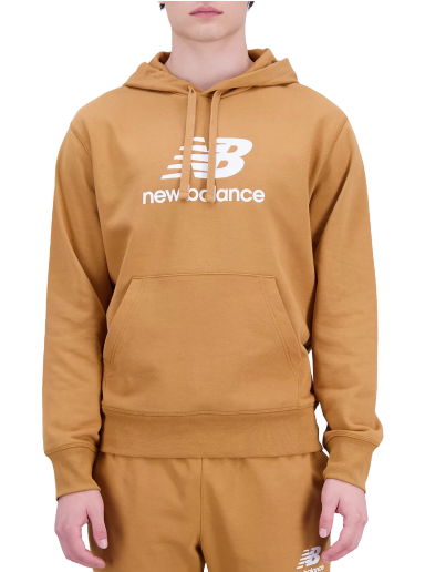 Суитчър New Balance Essentials Stacked Logo French Terry Бежово | mt31537-tob