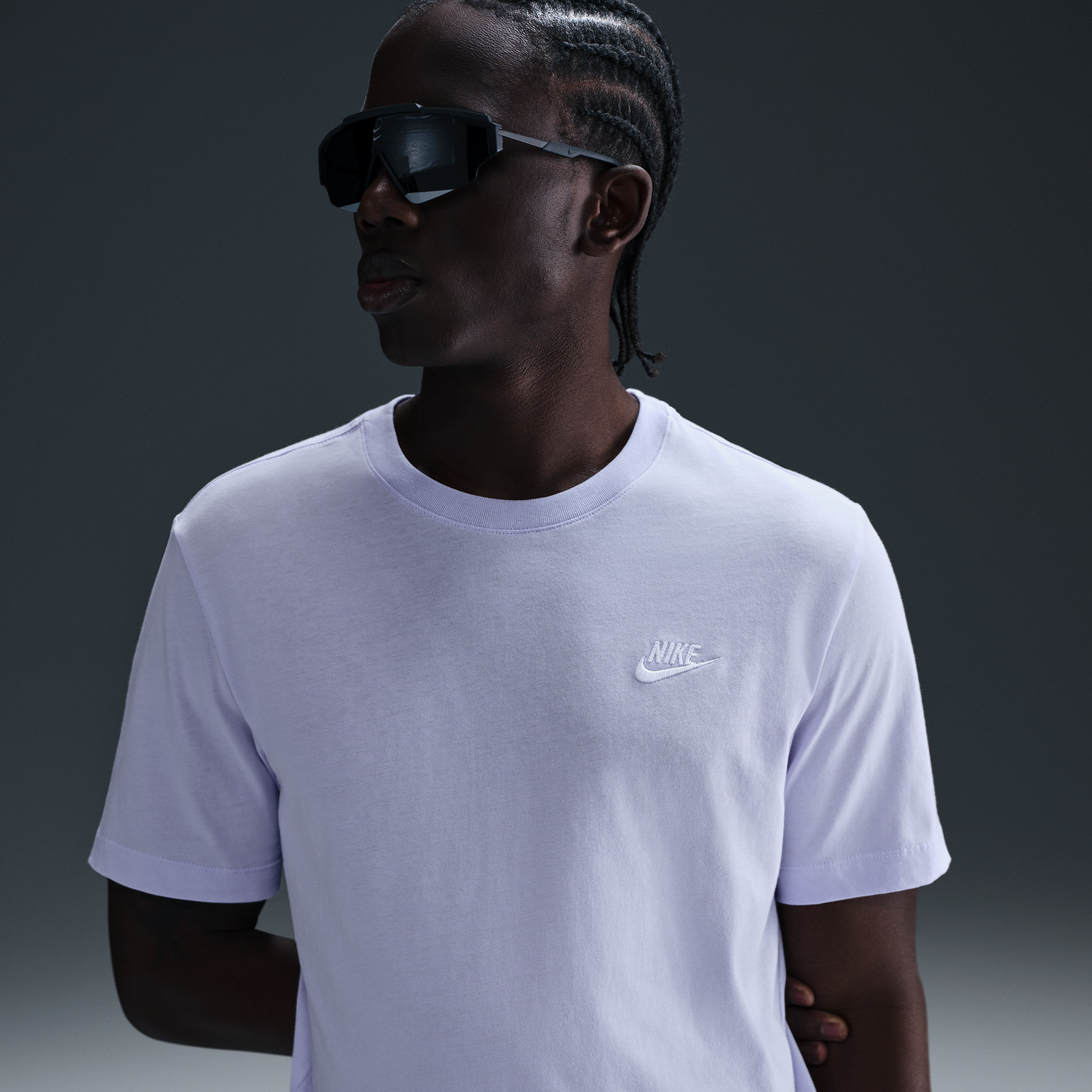 Тениска Nike Sportswear Club T-Shirt Лилаво | AR4997-538, 0