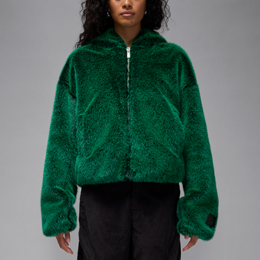Яке Jordan Air Jordan Faux Fur Hooded Jacket Зелено | HV0293-365, 2