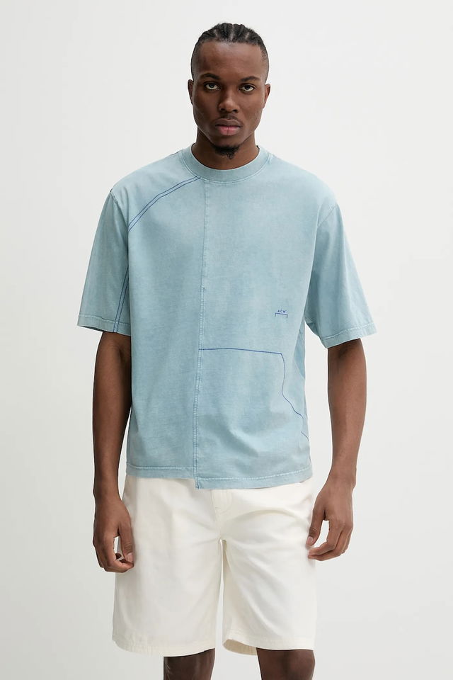 Deconstructed Stitch Detail Short Sleeve T-Shirt