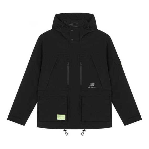 Парка New Balance Multiple Pockets Woven Hooded Jacket Черно | AMJ21356-BK