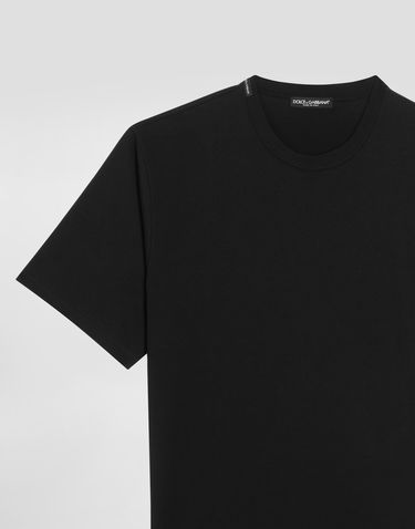 Тениска Dolce & Gabbana Cotton T-shirt Черно | G8PN9THU7SDN0000, 2
