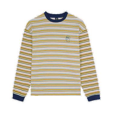 Тениска Brain Dead Nineties Blocked Striped Long-Sleeve Tee Бежово | BDP22T01002264NY01, 0