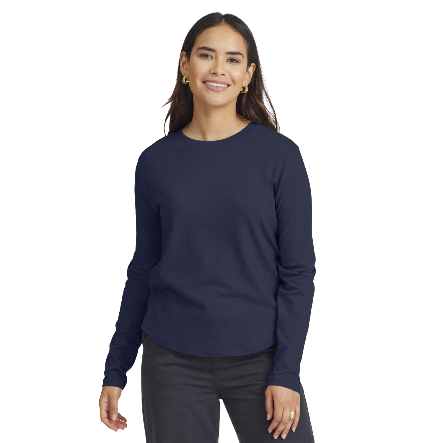 Тениска Allbirds Merino Wool Long Sleeve T-Shirt, Size XS Тъмно синьо | A12115W, 0