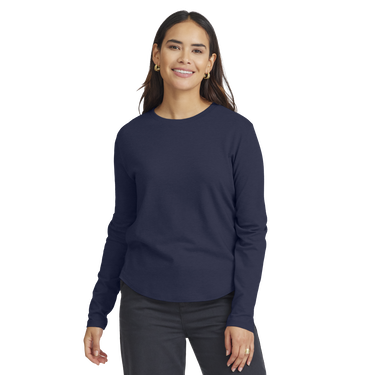 Тениска Allbirds Merino Wool Long Sleeve T-Shirt, Size XS Тъмно синьо | A12115W, 0