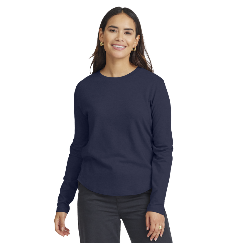 Тениска Allbirds Merino Wool Long Sleeve T-Shirt, Size XS Тъмно синьо | A12115W