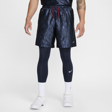 Къси панталони Nike KOBE BRYANT DRI-FIT STANDARD ISSUES REVERSIBLE 6INCH SHORTS, DARK OBSIDIAN/VARSITY RED/JERSEY GOLD Черно | FZ0932-475, 3