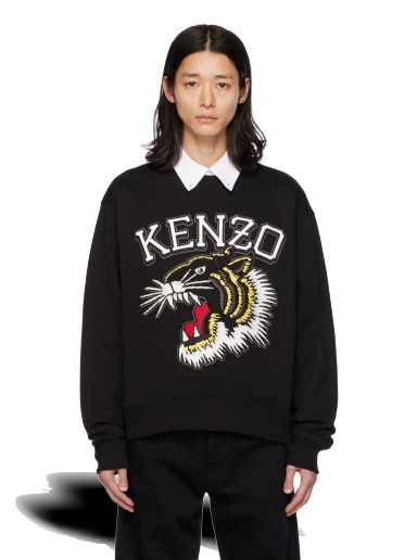 Пуловер KENZO Paris Jungle Tiger Черно | FD65SW0494MF