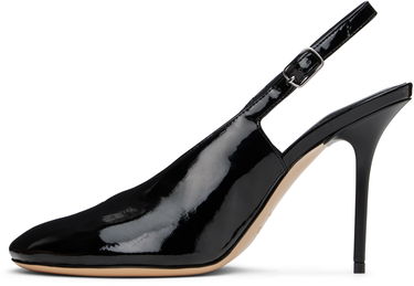 Кецове и обувки Coperni UFO Slingback Patent Leather Heels Черно | COPSH66F6026, 2