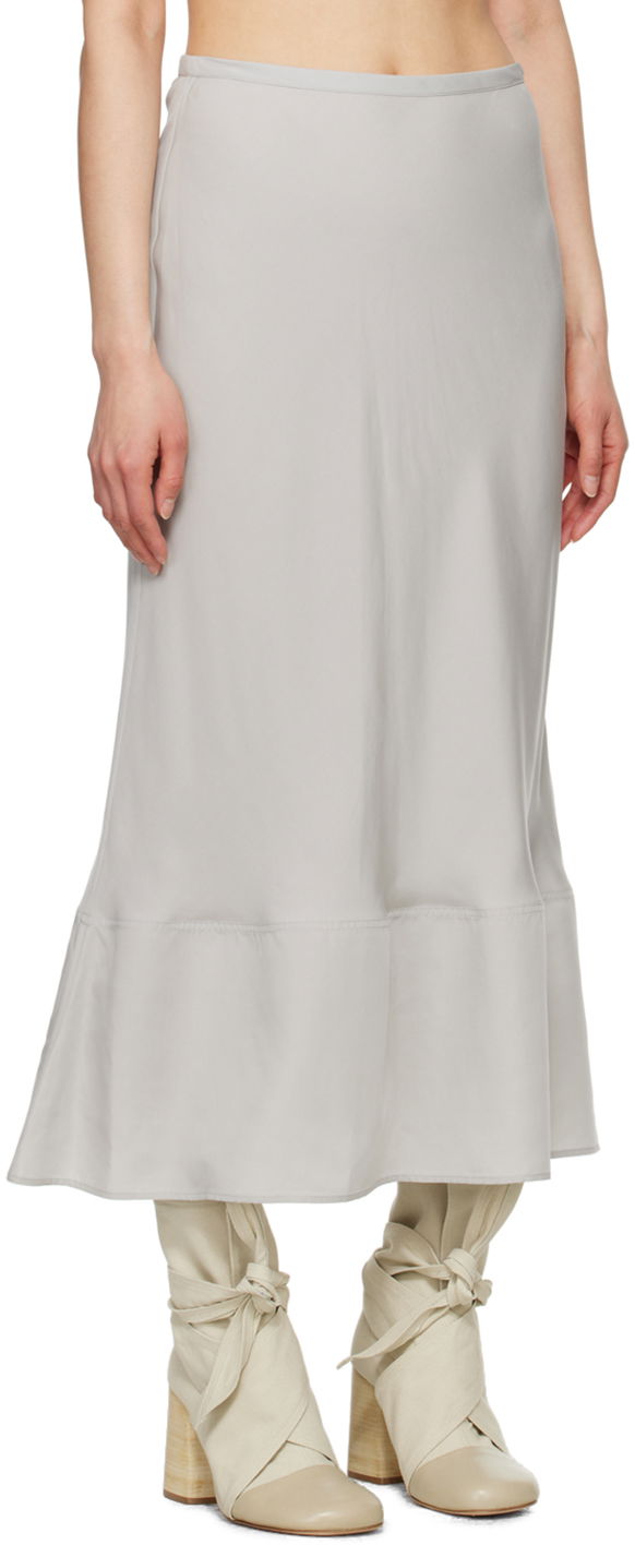 Пола LEMAIRE Lemaire Bias-Cut Maxi Skirt Сиво | SK1023 LF1126, 1