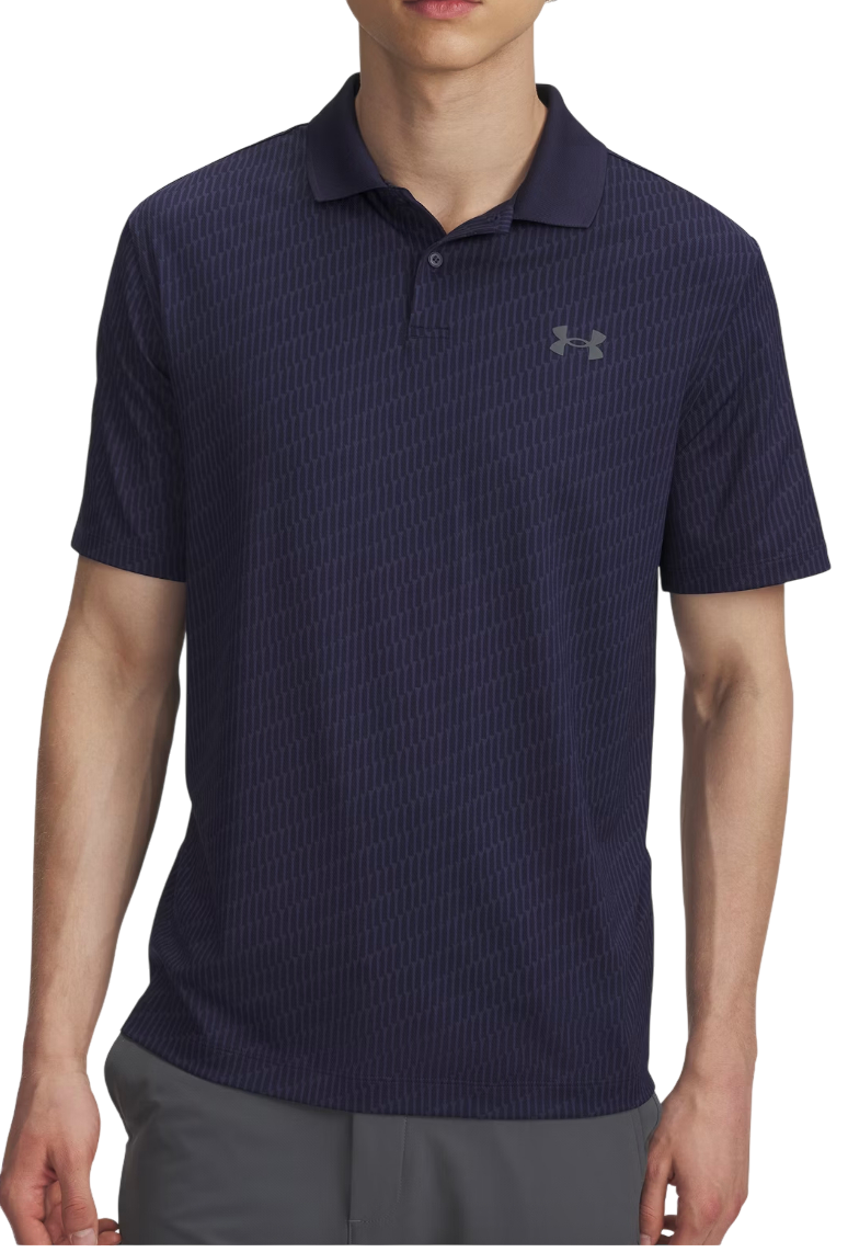 Поло тениска Under Armour Performance 3.0 Printed Polo Shirt Тъмно синьо | 1377377-423, 0