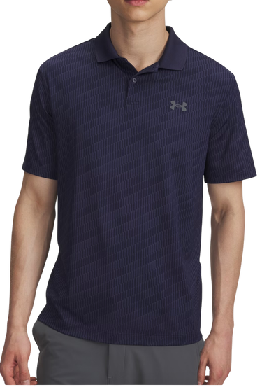 Поло тениска Under Armour Performance 3.0 Printed Polo Shirt Тъмно синьо | 1377377-423, 0