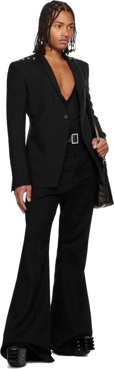 Панталони Rick Owens Concordians Bolan Flared Trousers Черно | RR02E1335 WD, 4