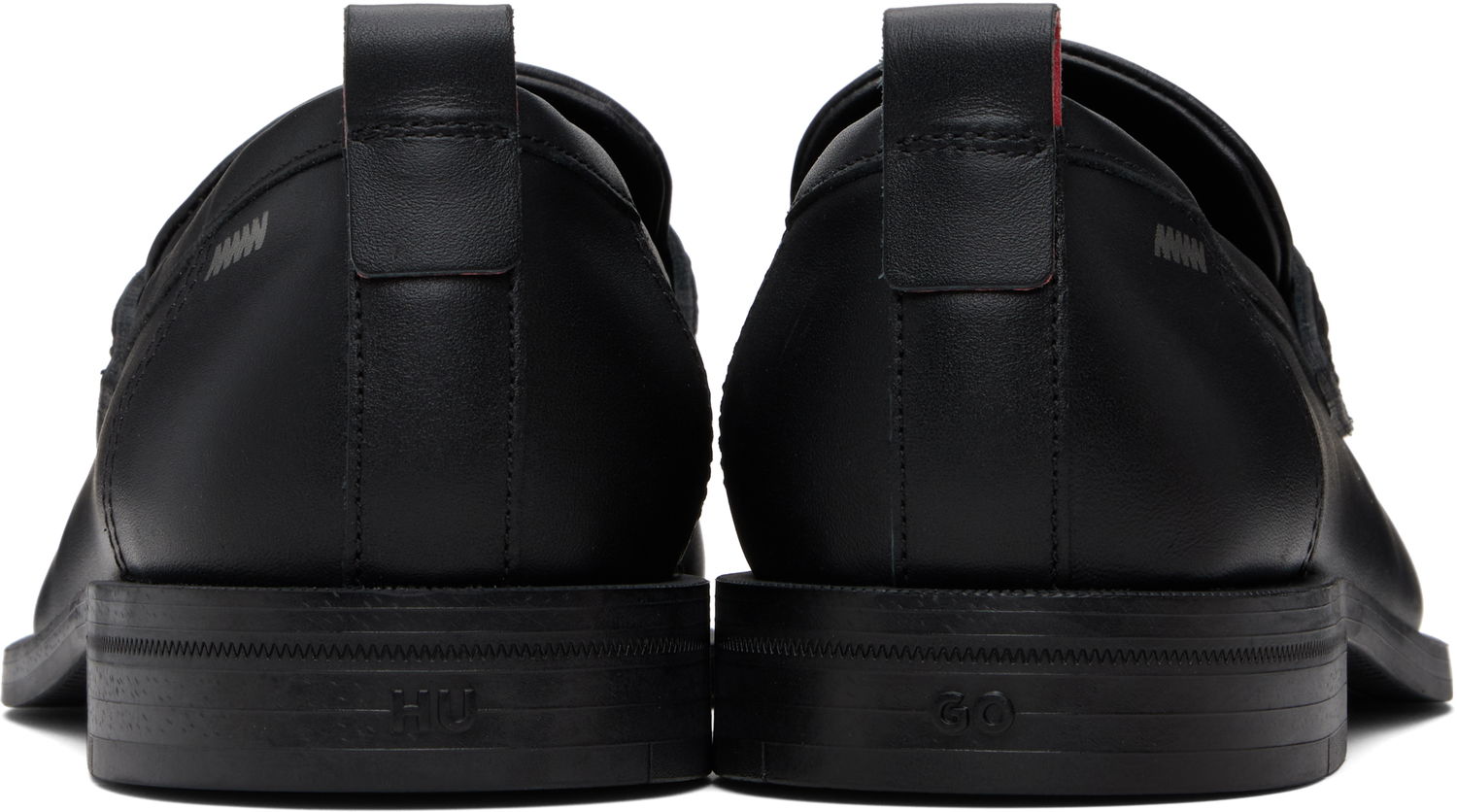 Кецове и обувки BOSS Hugo Perforated Loafers Черно | 50548646, 1