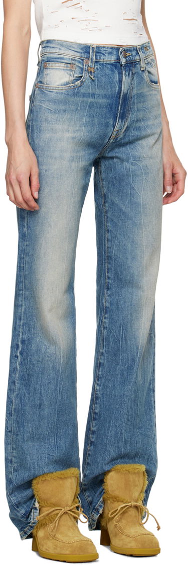 Дънки R13 R13 Jane Wide Leg Jeans Синьо | R13W7020 D081A, 1