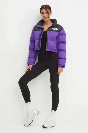 Пухо яке The North Face W NUPTSE SHORT JACKET Лилаво | NF0A5GGES961, 1