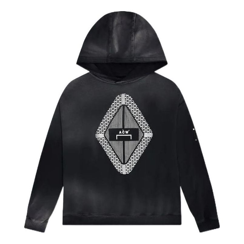 Суитчър A-COLD-WALL* Gradient Popover Hoodie by A-COLD-WALL* Черно | ACWMW126-BLACK, 0