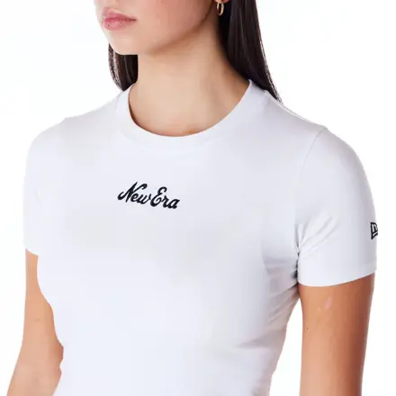 Тениска New Era Slim Tee T-Shirt Бяло | 60564942, 1