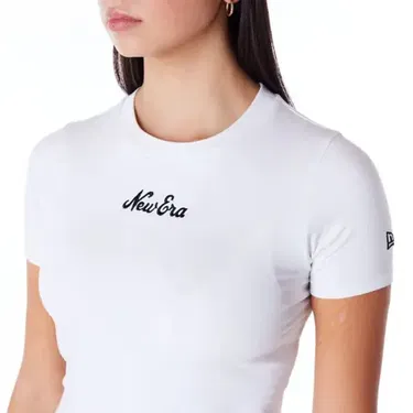 Тениска New Era Slim Tee T-Shirt Бяло | 60564942, 1