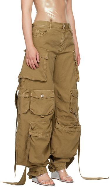 Карго панталони The Attico Attico Long Cargo Pants Кафяво | 247WCP180 C093, 1