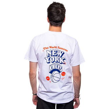 Тениска Mitchell & Ness NBA Merch Take Out Tee Knicks White Бяло | BMTRINTL1234-NYKWHIT, 3