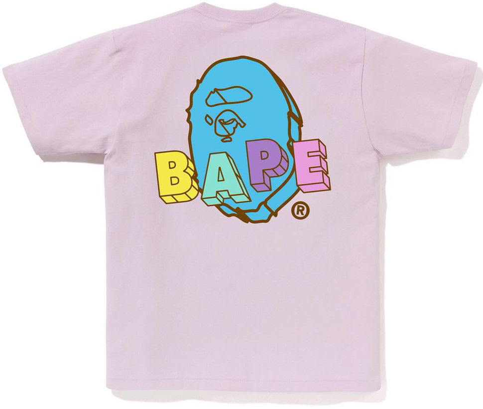 Тениска BAPE A Bathing Ape Popsicle Graphic T-Shirt Size L Лилаво | 001TEJ301069M-PRP, 1