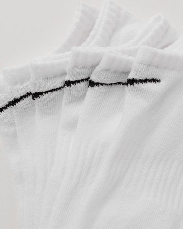 Чорапи Nike Everyday Cotton Lightweight No Show Socks Бяло | SX7678-100, 4