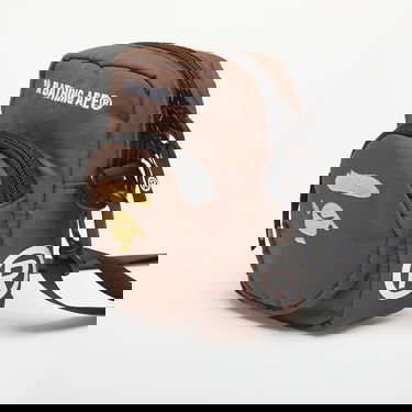 Чанта през рамо BAPE Ape Head Mini Bag Кафяво | 001SGL301006MBRW, 3