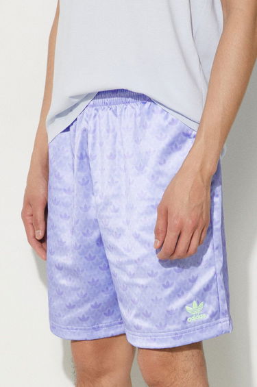 Къси панталони adidas Originals adidas Originals Mono Satin Shorts Лилаво | IS2935, 3
